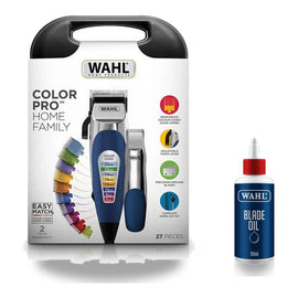 Wahl Color Pro Family Corded Clipper and Trimmer Kit + Blade Oil Care Kit