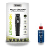 Wahl Multi Groom+ Lithium-Ion Trimmer + Blade Oil Care Kit