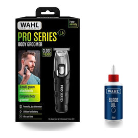 Wahl Pro Series Lithium-Ion Rechargeable Multigroomer + Blade Oil Care Kit