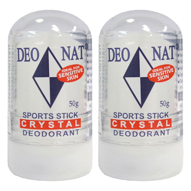 Deonat Sports Stick Crystal Deodorant 50g Pack of 2