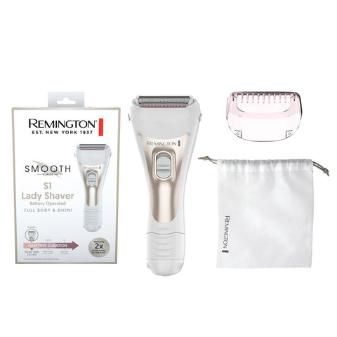 Remington Smooth S1 Lady Shaver Battery Opperated Full Body And Bikini