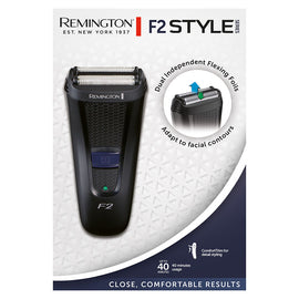Remington F2 Shaver Dual Flex Foils Comfort Grip Cordless Facial Styler