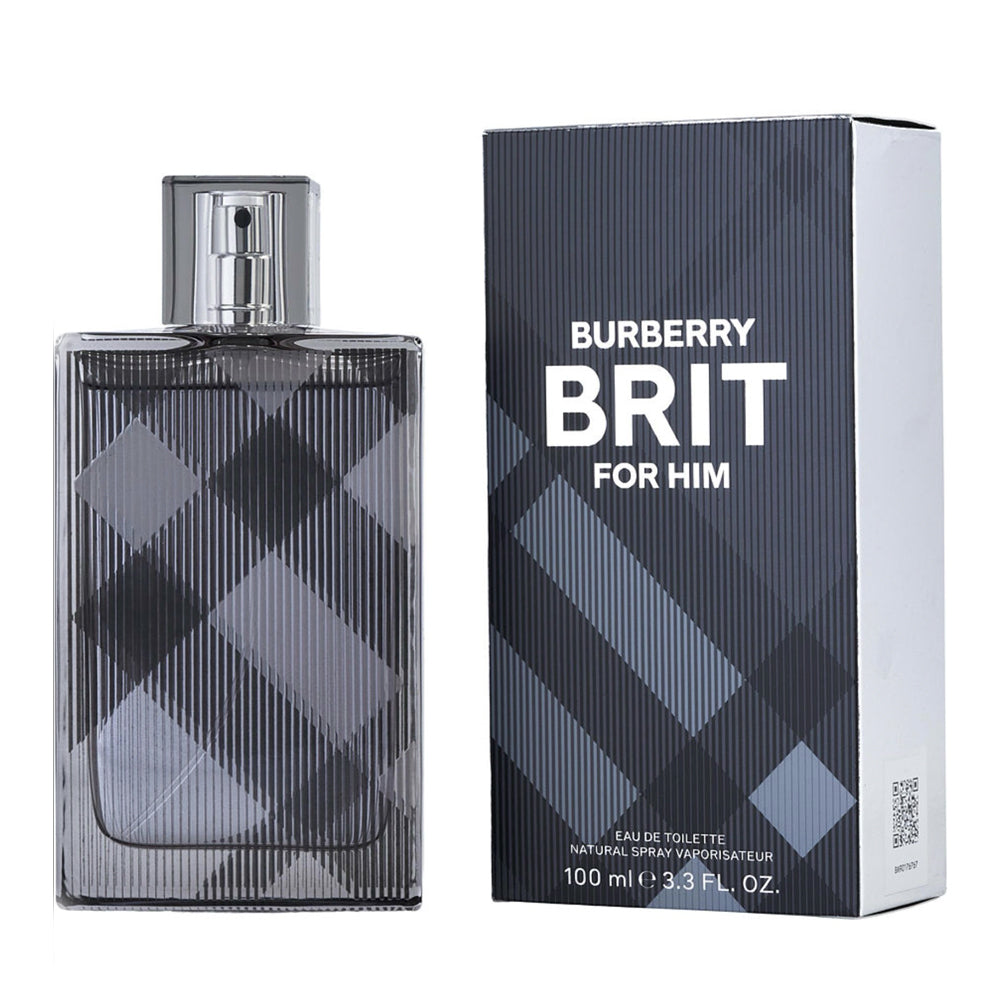 Burberry Brit For Him Eau De Toilette EDT Spray 100ml Luxury Fragrance