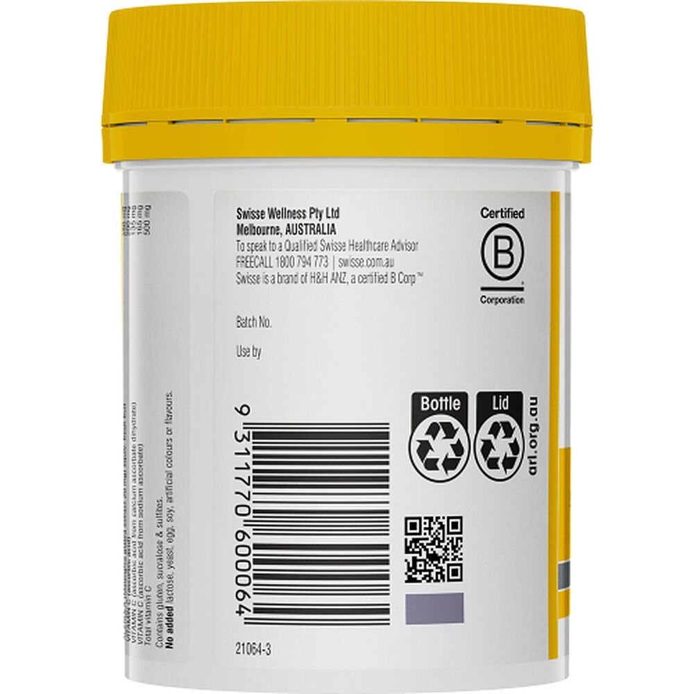 Swisse Ultiboost Vitamin C + Manuka Honey 120 Tablets