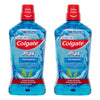 Colgate Plax Alcohol Free Peppermint Mouthwash 1L x 3 Bundle of 2