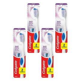 Colgate 360 Sensitive Pro-Relief Toothbrush Extra Soft 2 Pack Bundle of 4