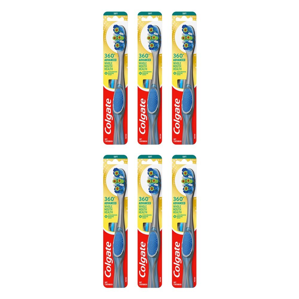 Colgate 360 Advanced Soft Toothbrush Pack of 6