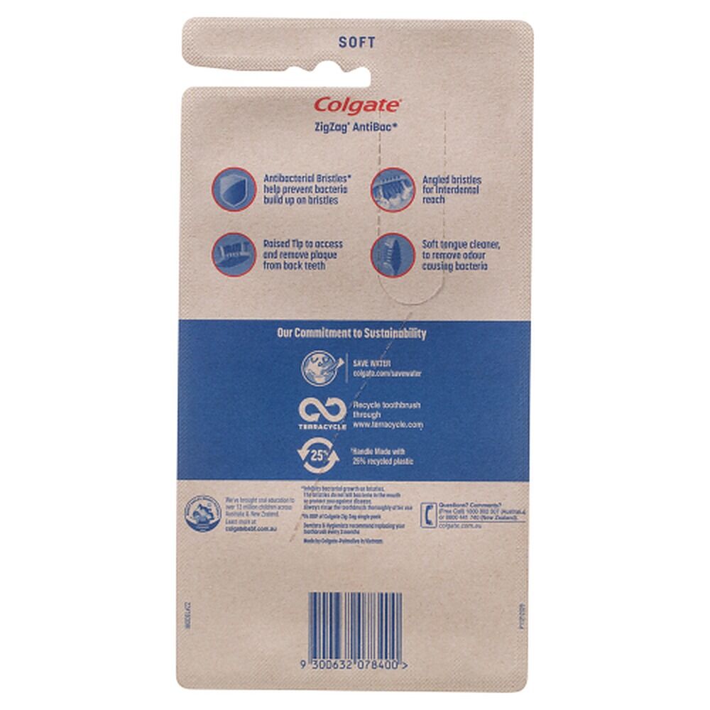Colgate Zig Zag Soft Toothbrush Value Pack 6 Pack