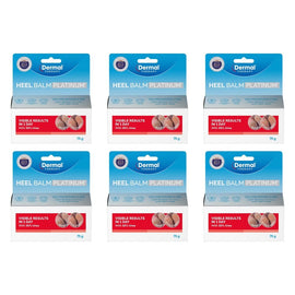 Dermal Therapy Heel Balm Platinum 75g Pack of 6