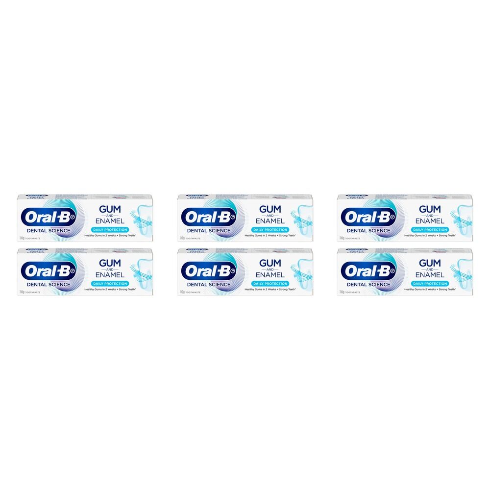 Oral-B Gum & Enamel Daily Protection Toothpaste 110g Pack of 6