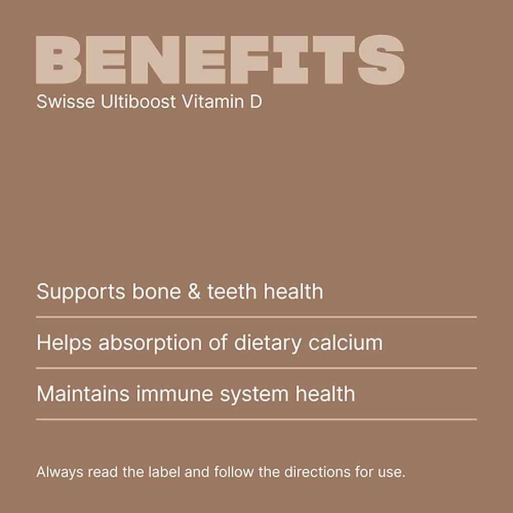 Swisse Ultiboost Vitamin D 400 Capsules
