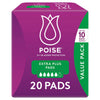 Poise Extra Plus Pads 20 Pack x 3