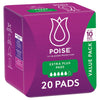 Poise Extra Plus Pads 20 Pack x 3