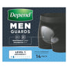 Depend Shields for Men Light 14 Pack x 6