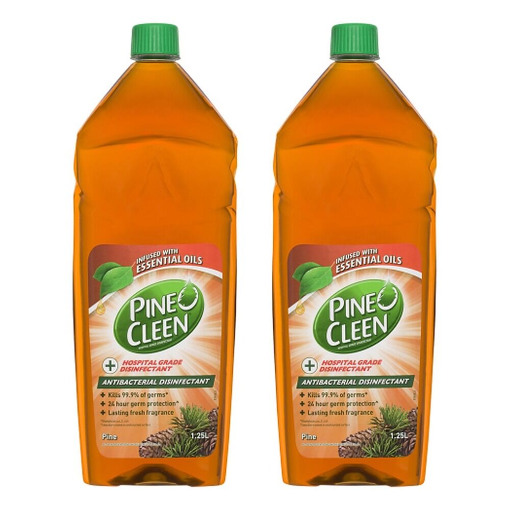 Pine O Cleen Antibacterial Disinfectant Liquid Pine 1.25L x 8 Bundle of 2