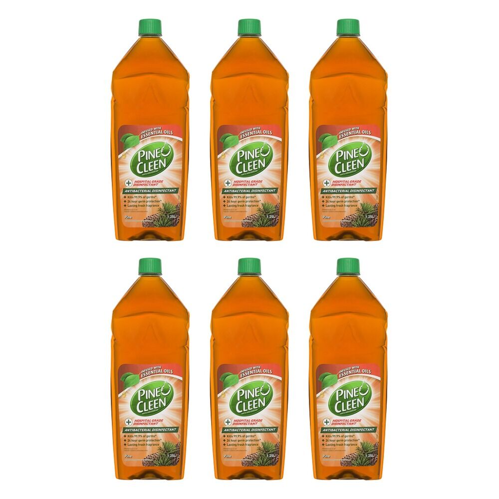 Pine O Cleen Antibacterial Disinfectant Liquid Pine 1.25L x 8 Bundle of 6