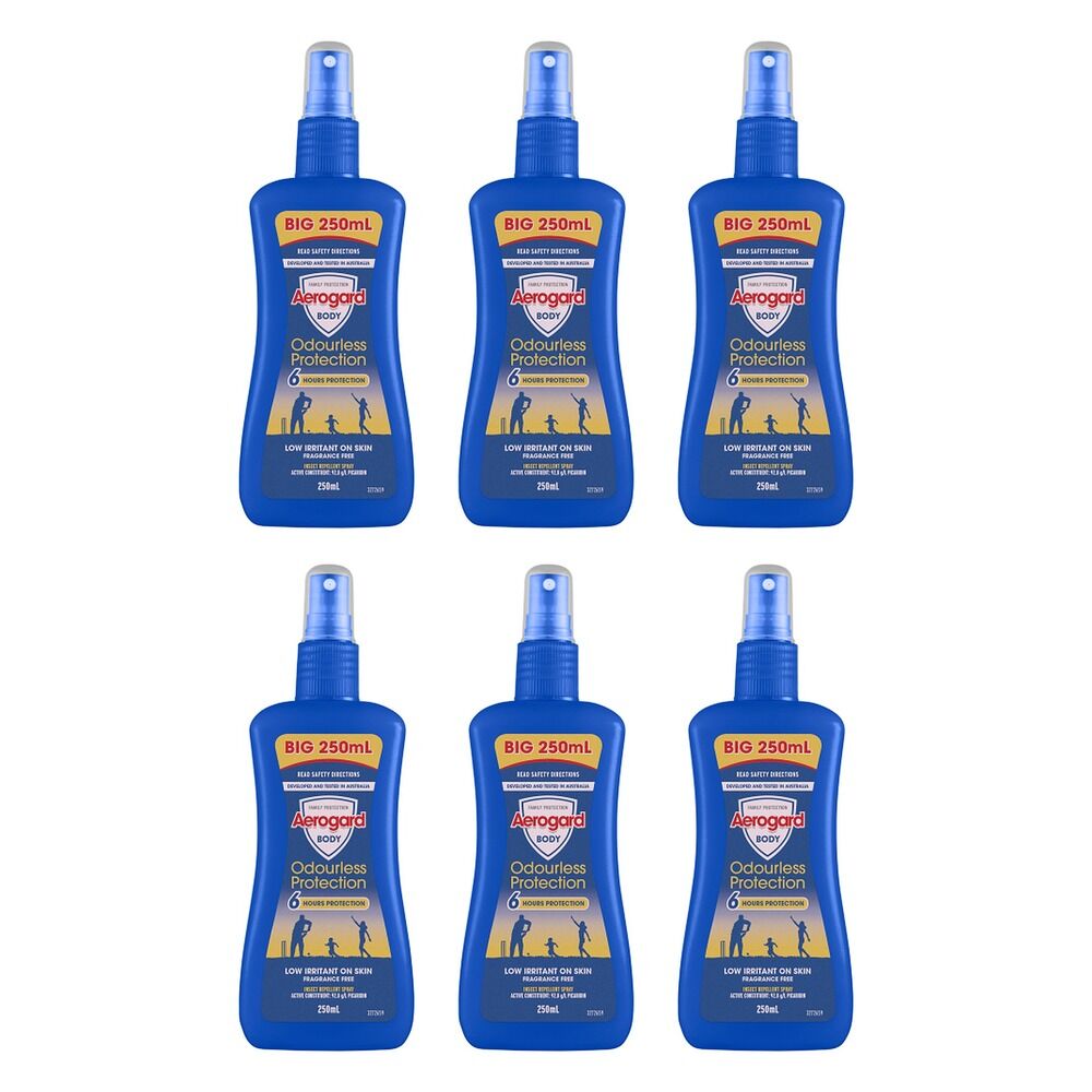 Aerogard Odourless Protection Pump 250mL Pack of 6