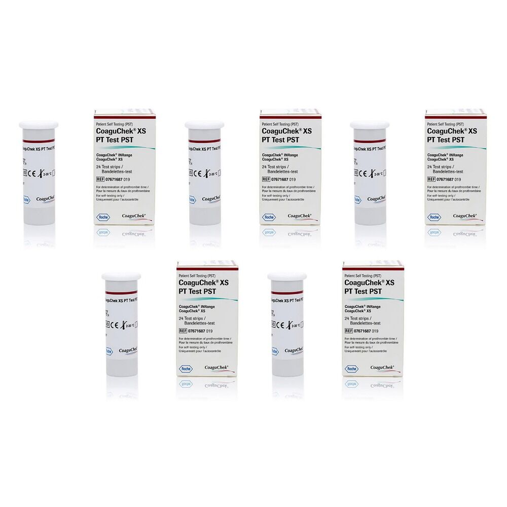 CoaguChek XS PT Test 24 Strips Pack of 5