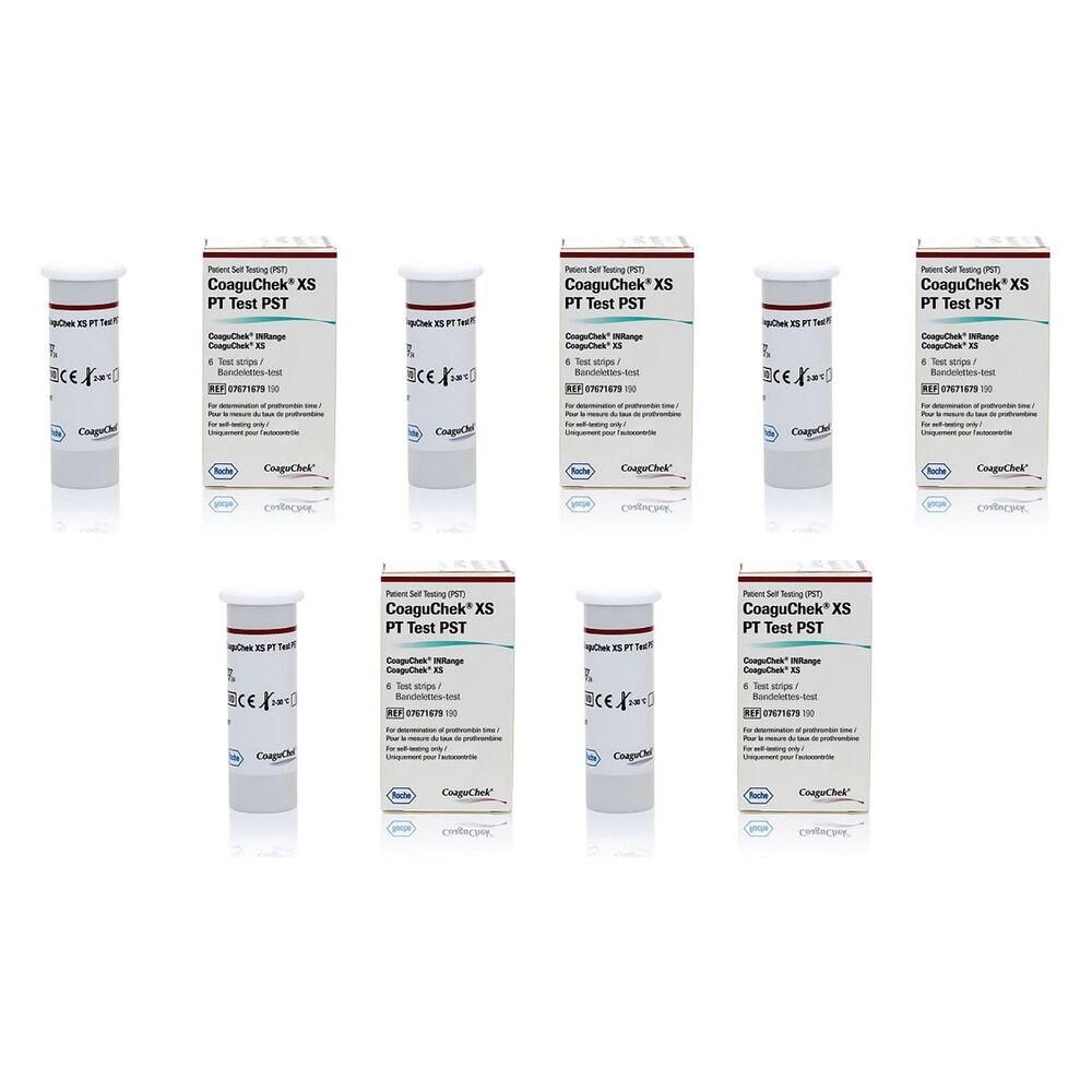 CoaguChek XS PT Test 6 Strips Pack of 5