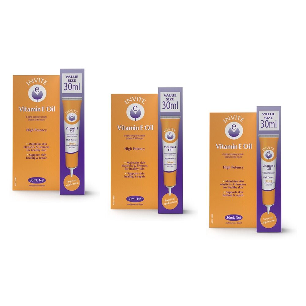 Invite E Pure Oil 30mL Pack of 3