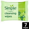 Simple Biodegradable Cleansing Wipes 15 x 7 Pack