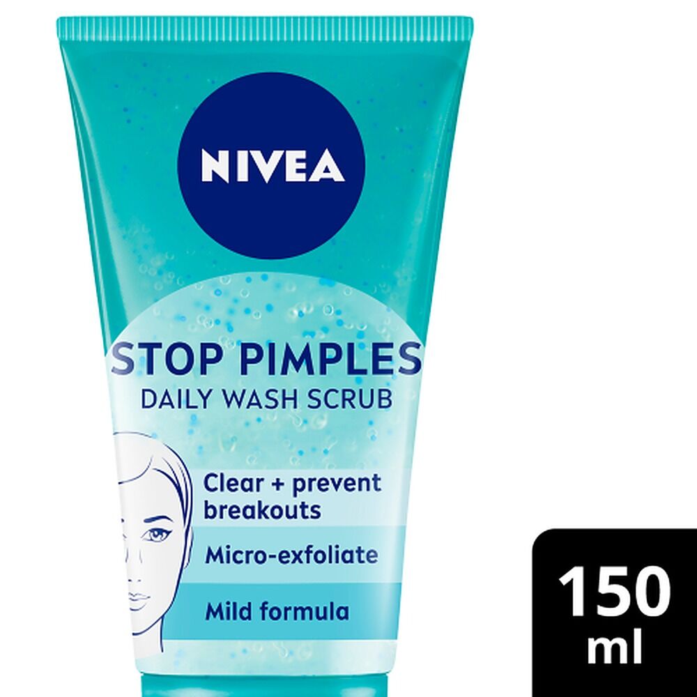 NIVEA Stop Pimples Daily Wash Scrub 150mL