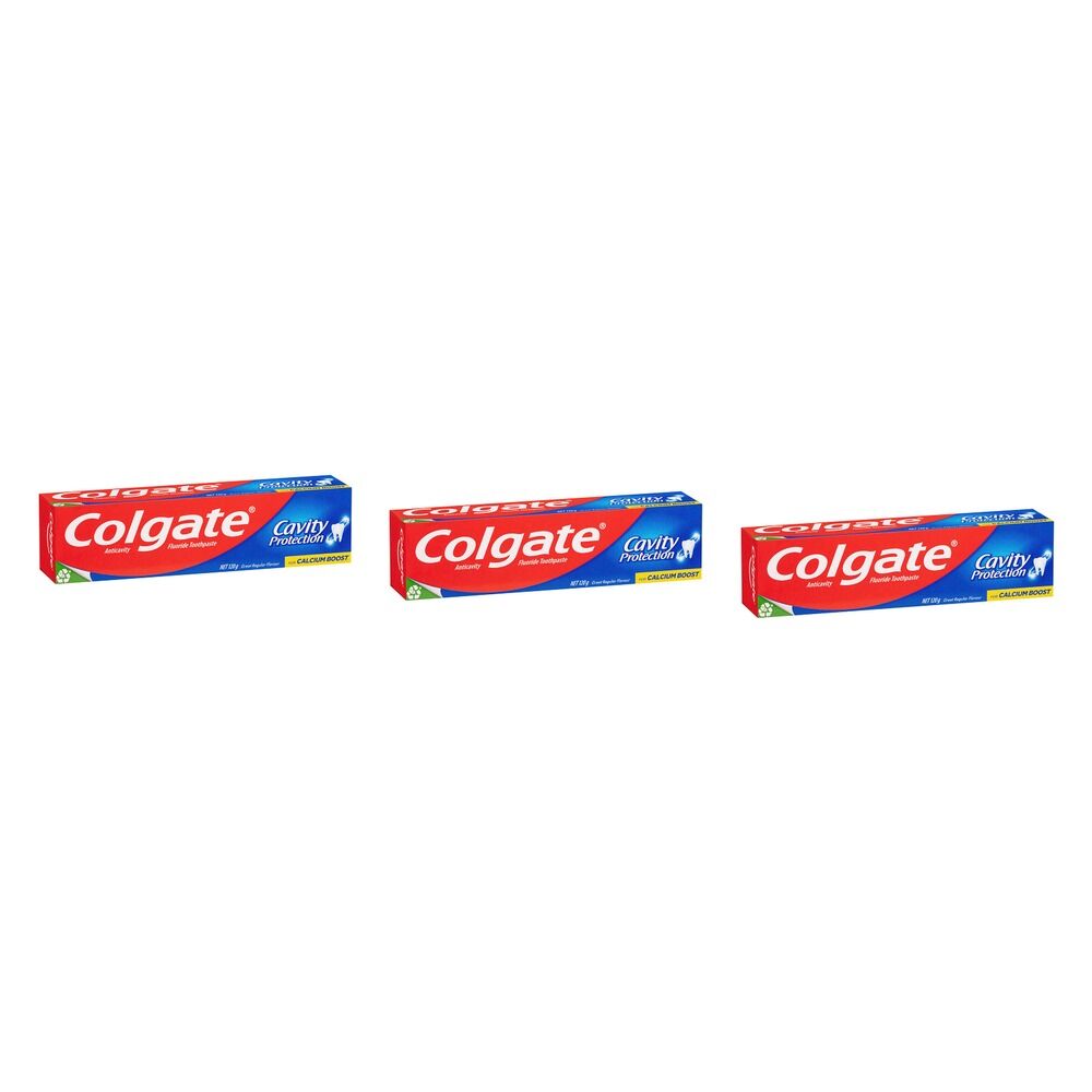 Colgate Cavity Protection Calcium Boost Toothpaste 120g Pack of 3