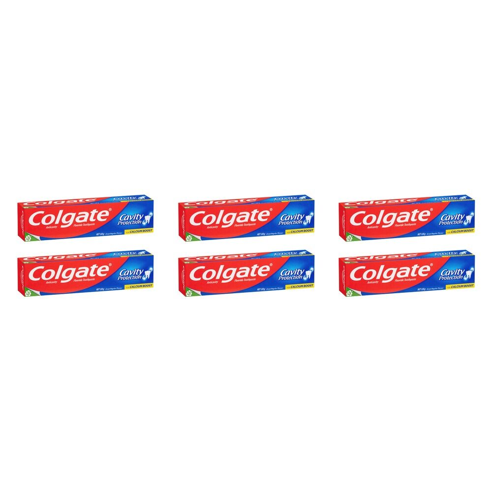 Colgate Cavity Protection Calcium Boost Toothpaste 120g Pack of 6