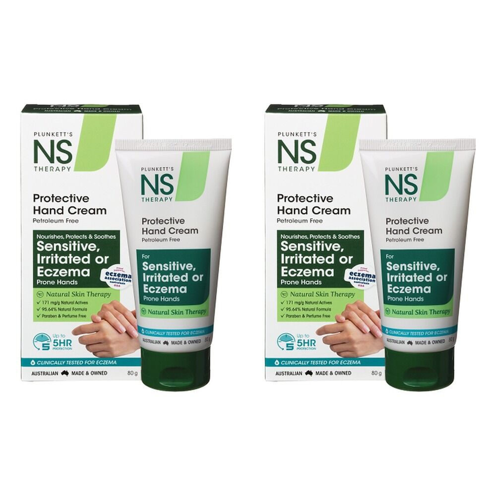 Nutri-Synergy Plunkett's NS Protective Hand Cream 80g Pack of 2