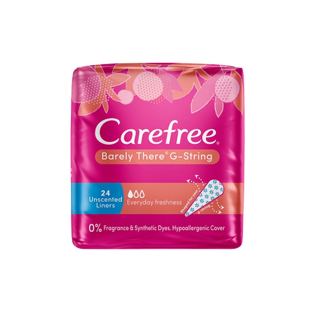 Carefree Barely There G-String Liners 24 Pack x 12