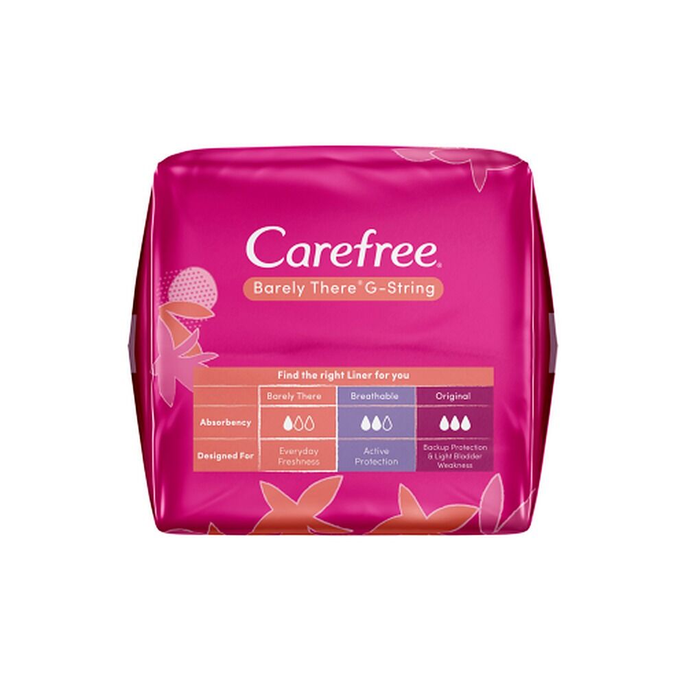 Carefree Barely There G-String Liners 24 Pack x 12