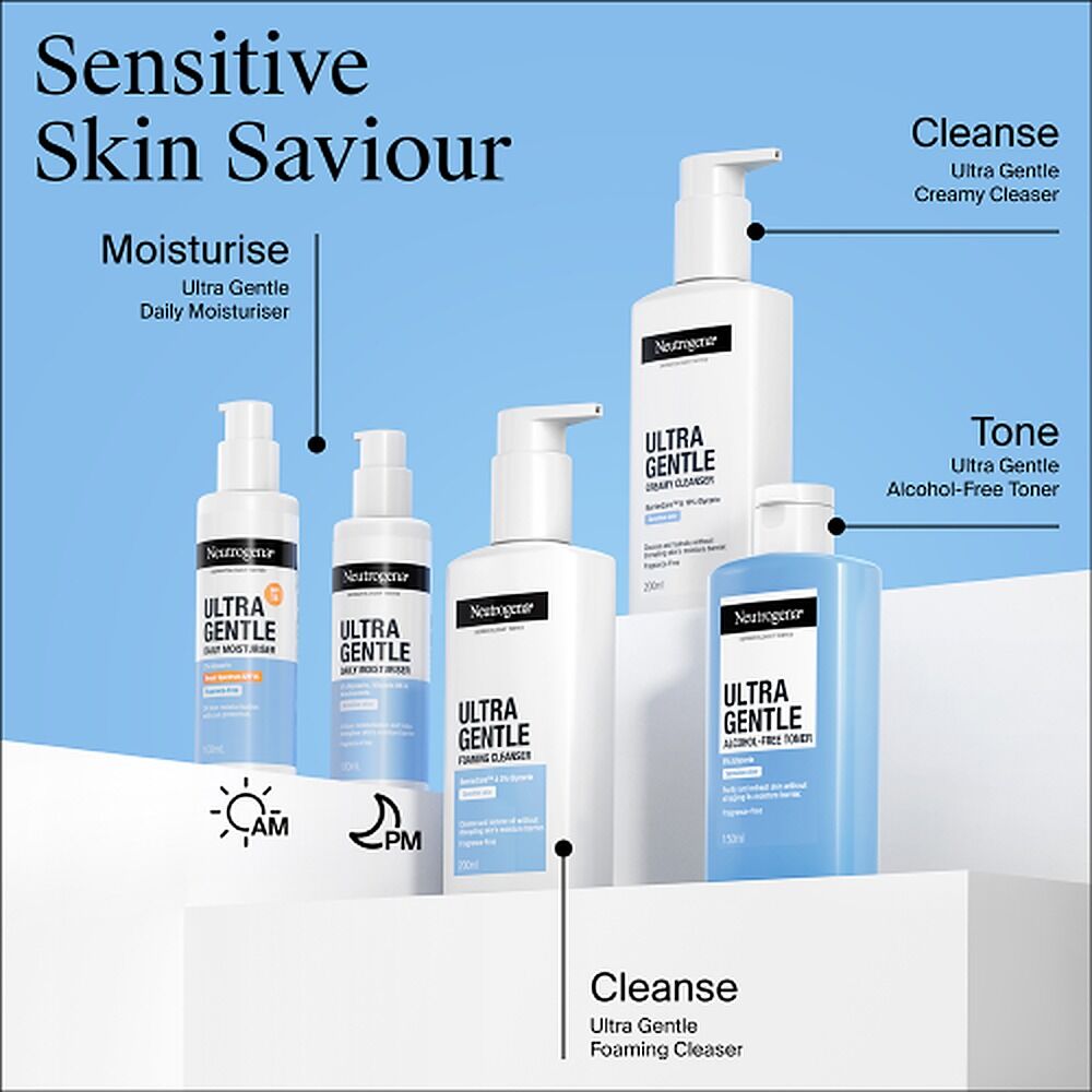 Neutrogena Ultra Gentle Foaming Face Cleanser 200mL
