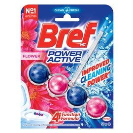 Bref Power Active Flower Blossom Rim Block Toilet Cleaner 50g x 6