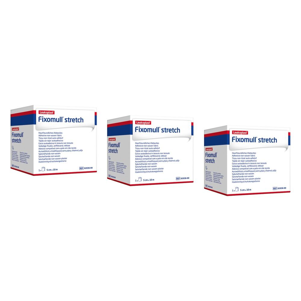 Fixomull S Wide Area Fixation 5cmx10m Pack of 3