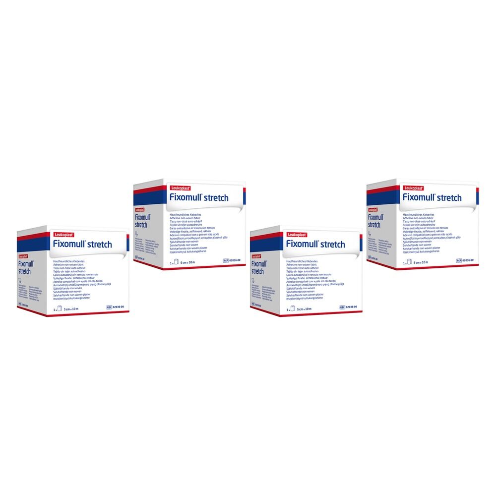 Fixomull S Wide Area Fixation 5cmx10m Pack of 4