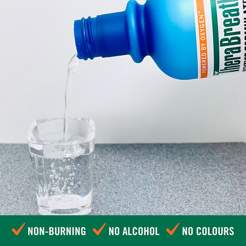 TheraBreath Icy Mint Oral Rinse 473mL
