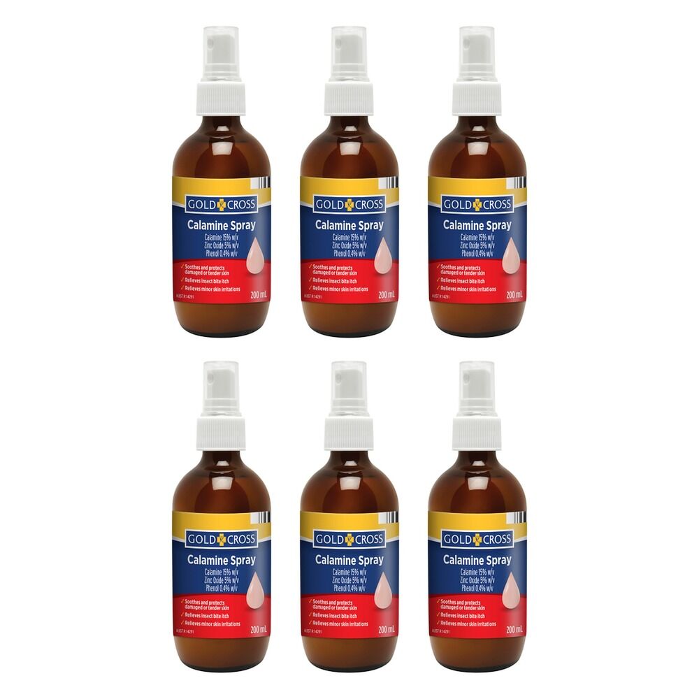 Goldx Calamine Spray 200mL Pack of 6