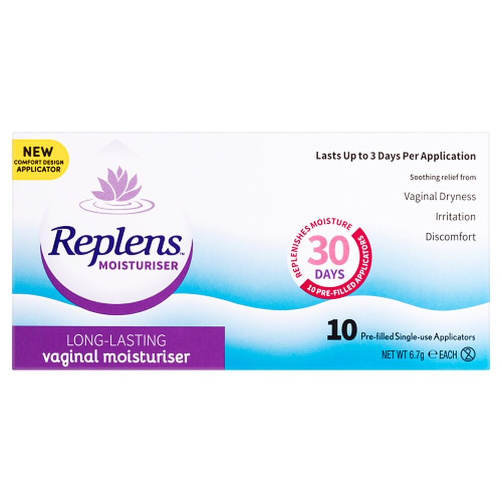 Replens Vaginal Moisturiser Pre-Filled Applicators 10 Pack