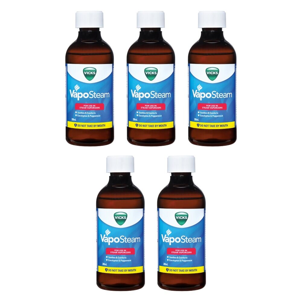 Vicks VapoSteam Inhalant 200mL Pack of 5
