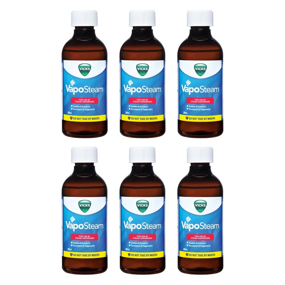 Vicks VapoSteam Inhalant 200mL Pack of 6