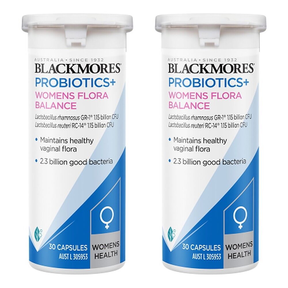 Blackmores Probiotics+ Women's Flora Balance 30 Capsules Pack of 2