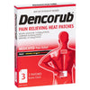 Dencorub Self Adhesive Heat Patches 3 Pack