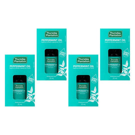 Thursday Plantation 100% Pure Peppermint Oil 25mL Pack of 4