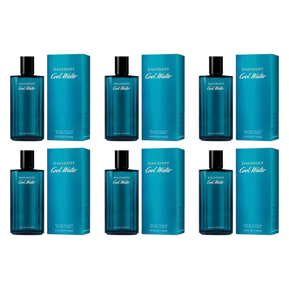 Davidoff Cool Water Men EDT 125mL Pack of 6
