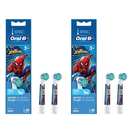 Oral-B Marvel Spiderman 3+ Years Electric Toothbrush Head Refills 2 Bundle of 2