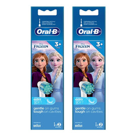 Oral-B Stages Power Frozen Brush Head Refills 2 Pack Bundle of 2