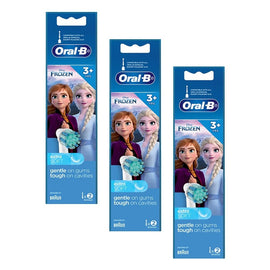 Oral-B Stages Power Frozen Brush Head Refills 2 Pack Bundle of 3