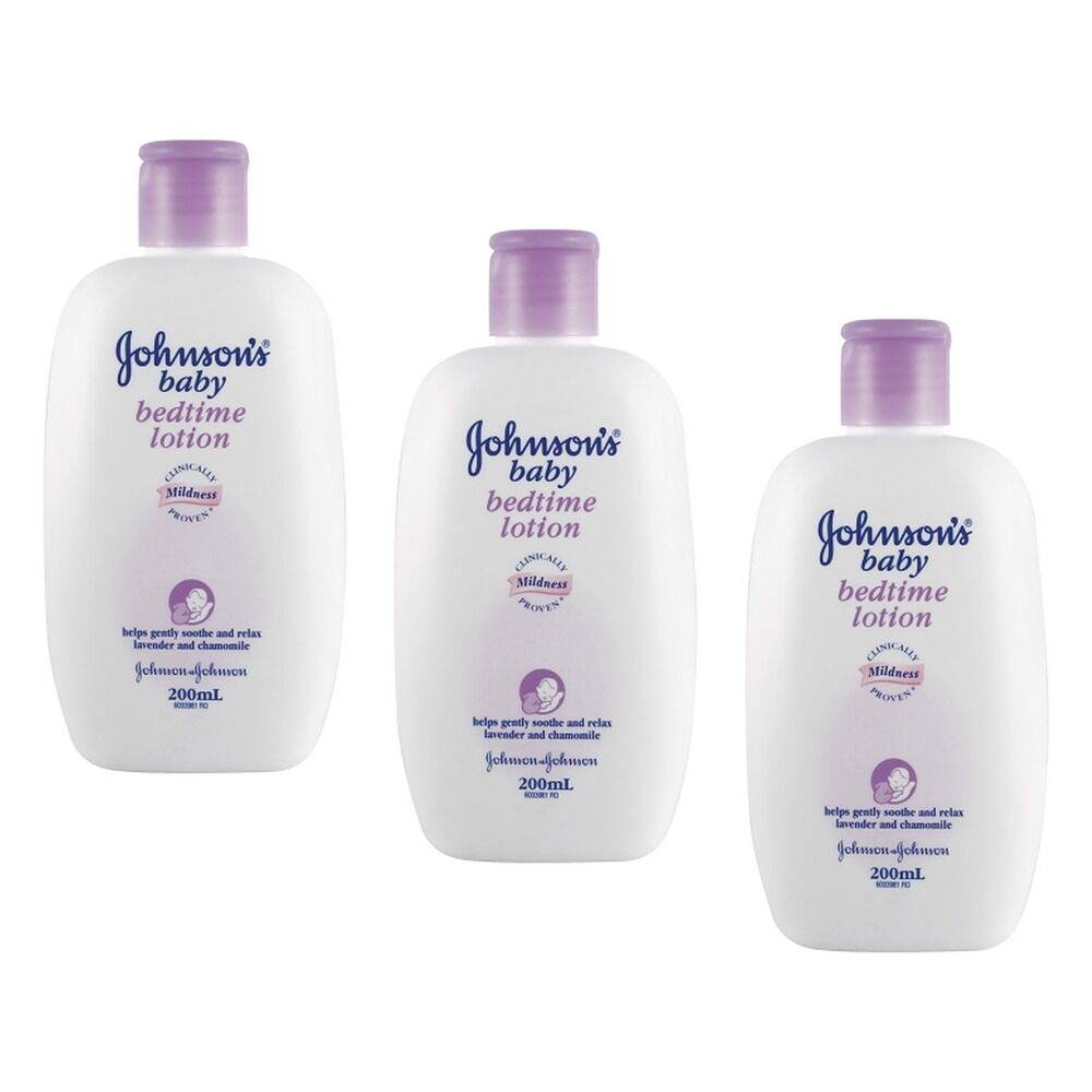 Johnson's Baby Bedtime Lotion 200mL Pack of 3