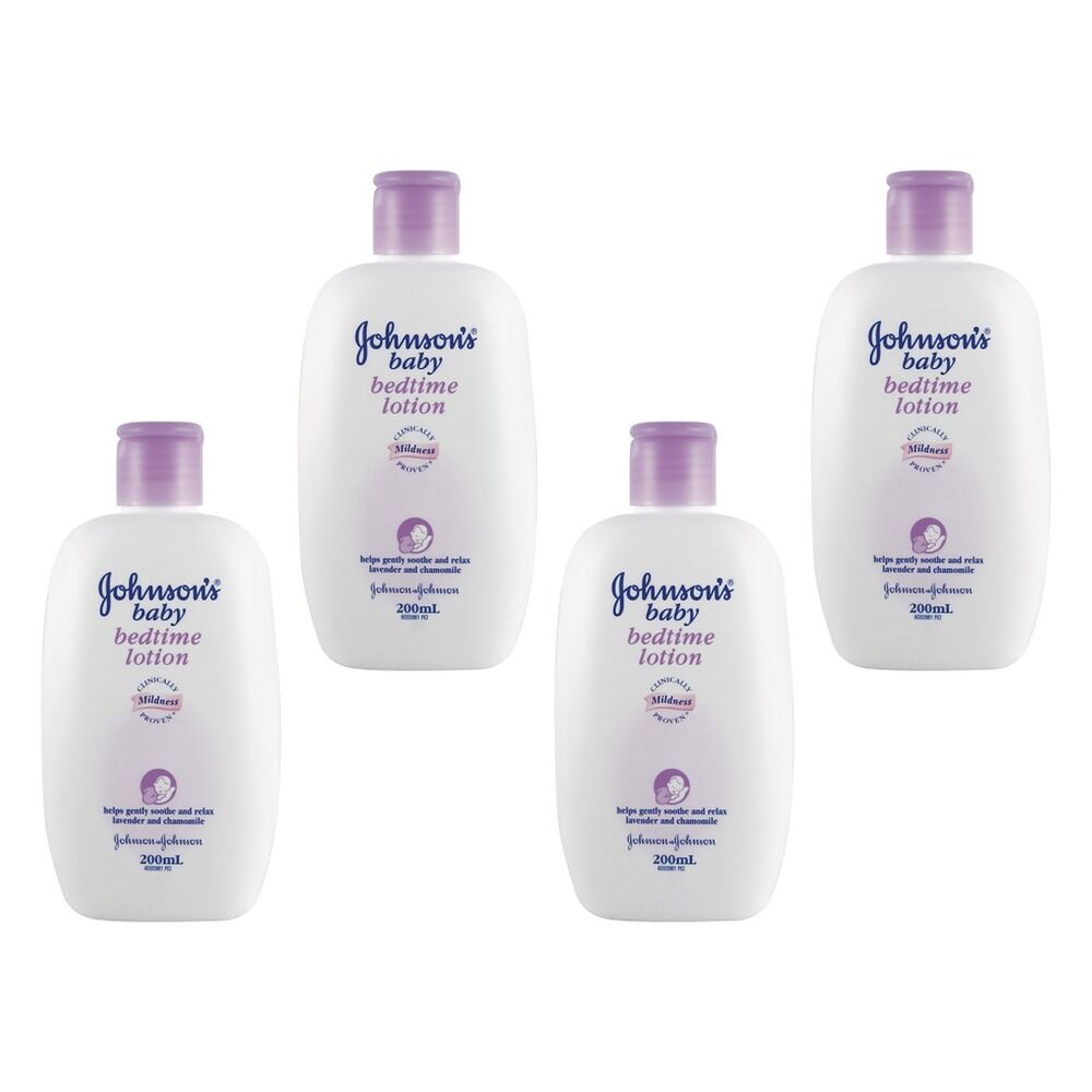 Johnson's Baby Bedtime Lotion 200mL Pack of 4