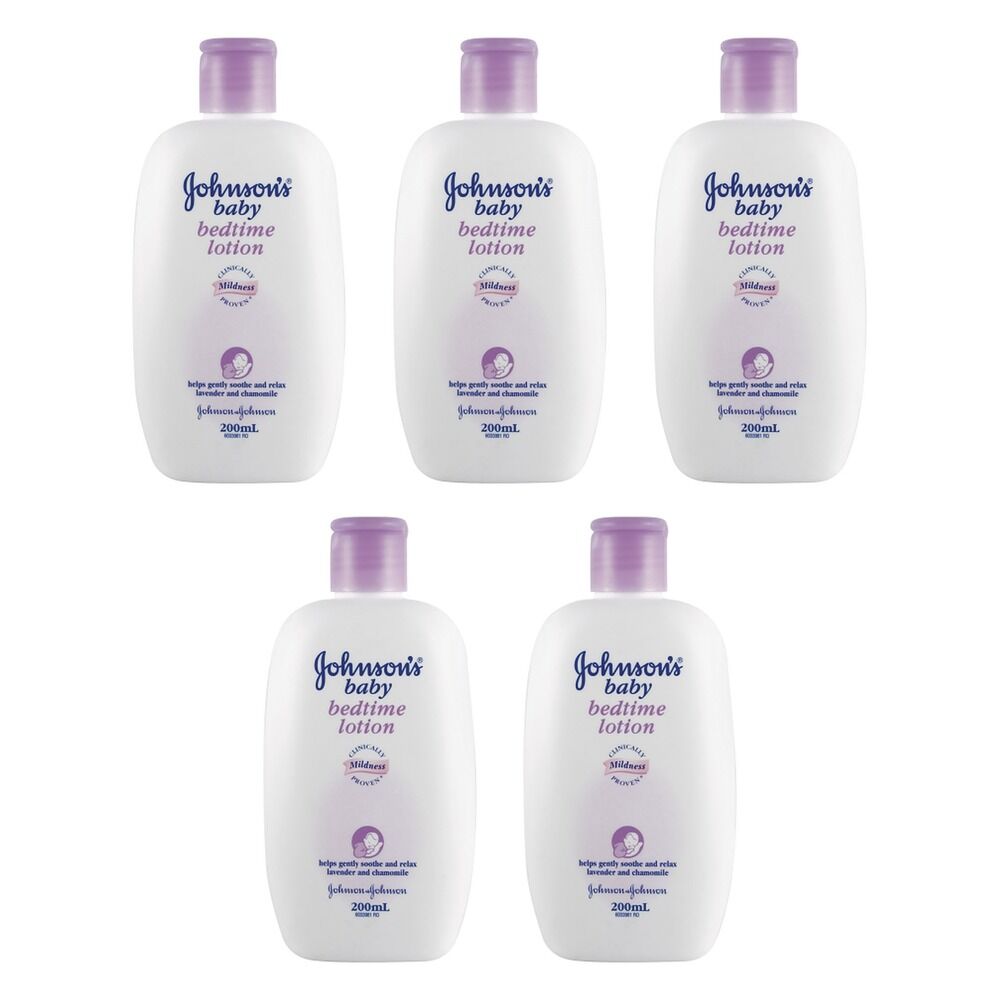 Johnson's Baby Bedtime Lotion 200mL Pack of 5